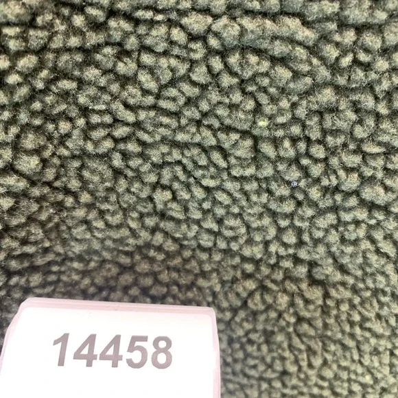 Bass Outdoor Men's Sherpa Jacket XXL Green Full Zip Insulated Fleece Pockets - Picture 10 of 10